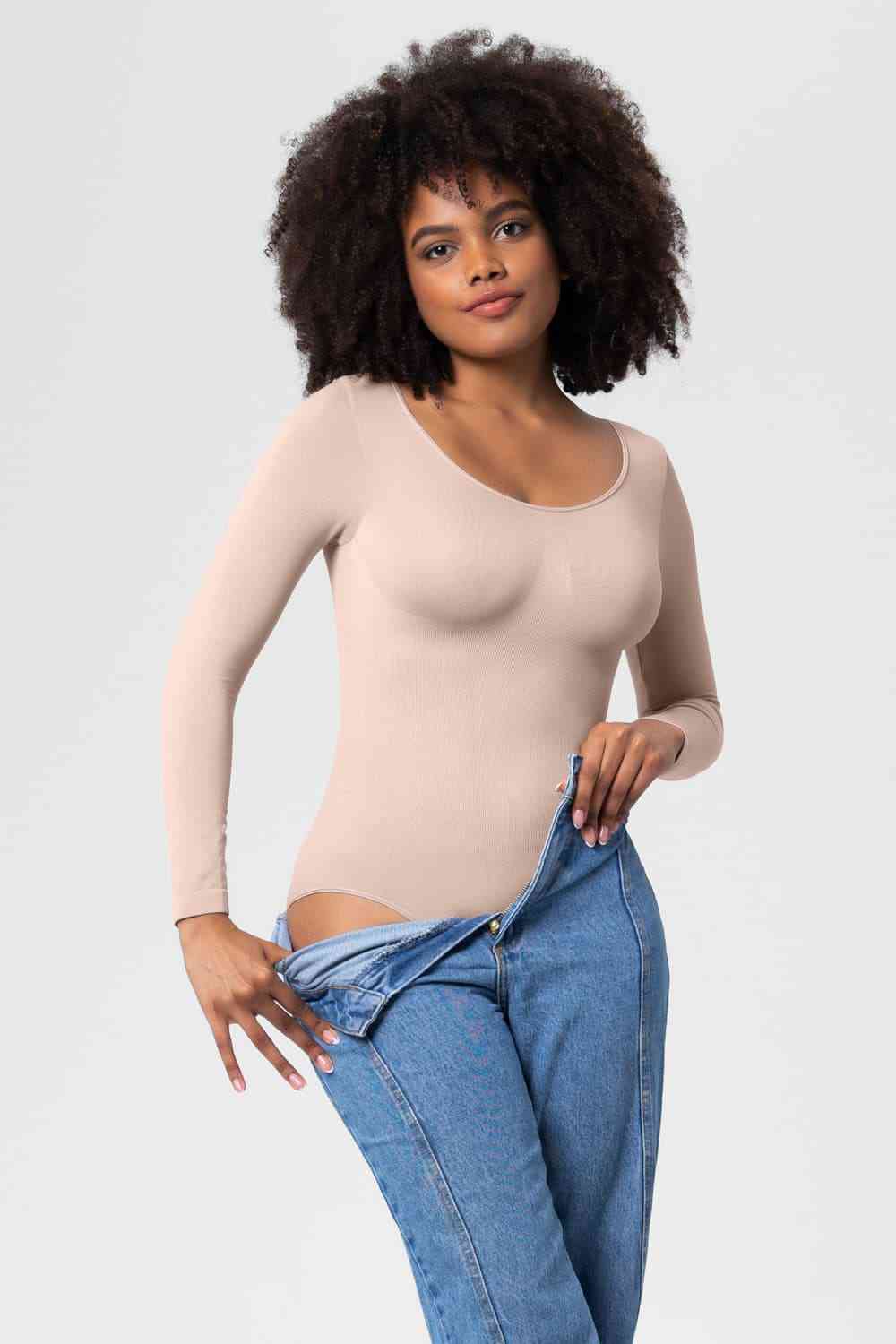 Long Sleeve Shaping Bodysuit | Hassle Free Cart