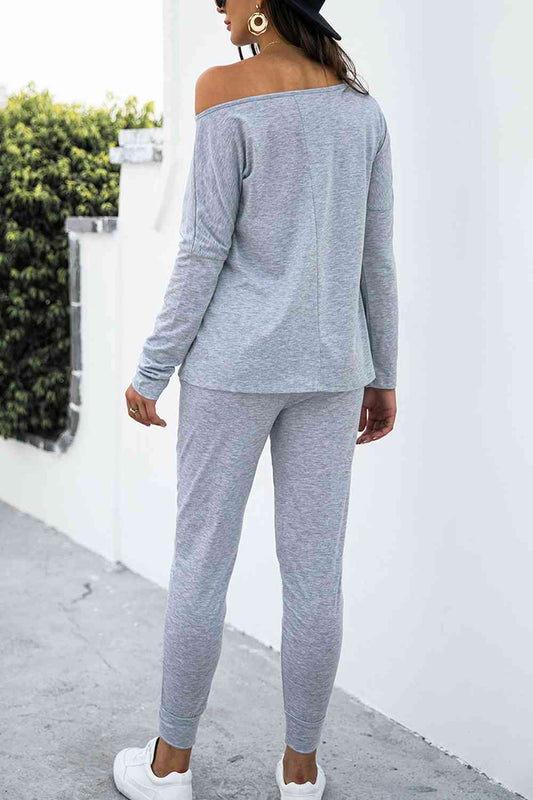 Long Sleeve T-Shirt and Pants Set | Hassle Free Cart