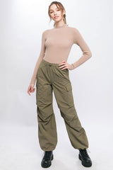 Loose Fit Parachute Cargo Pants - Hassle Free Cart