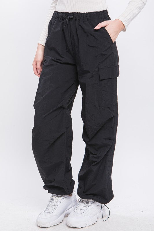 Loose Fit Parachute Cargo Pants - Hassle Free Cart