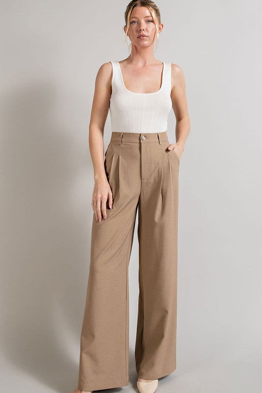 Loose Straight Leg Pants - Hassle Free Cart