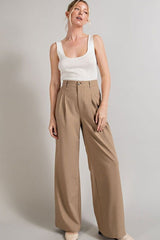 Loose Straight Leg Pants - Hassle Free Cart