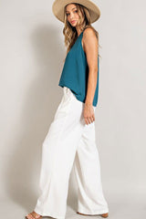 Loose Straight Leg Pants - Hassle Free Cart