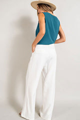 Loose Straight Leg Pants - Hassle Free Cart