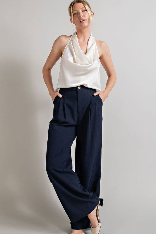 Loose Straight Leg Pants - Hassle Free Cart