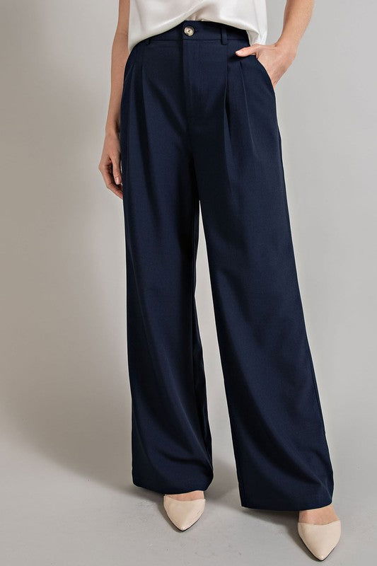 Loose Straight Leg Pants - Hassle Free Cart