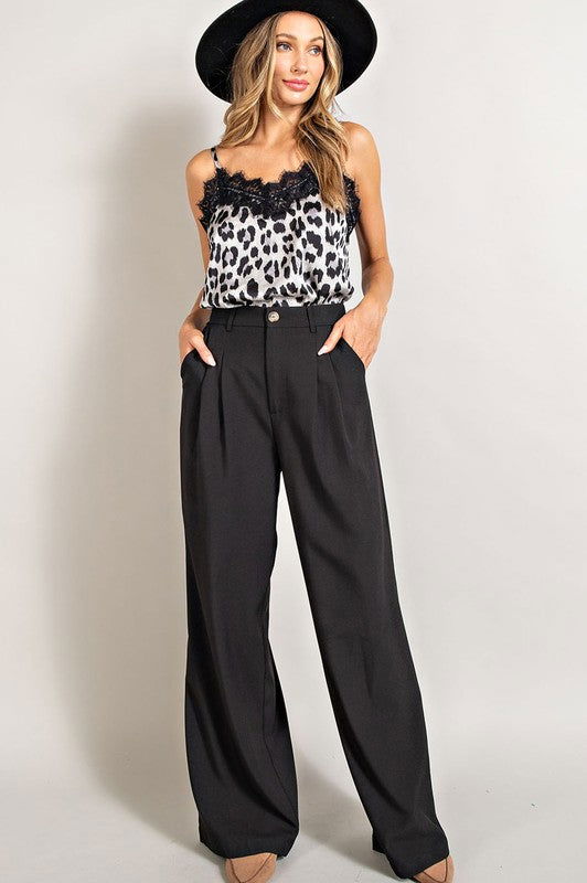 Loose Straight Leg Pants - Hassle Free Cart