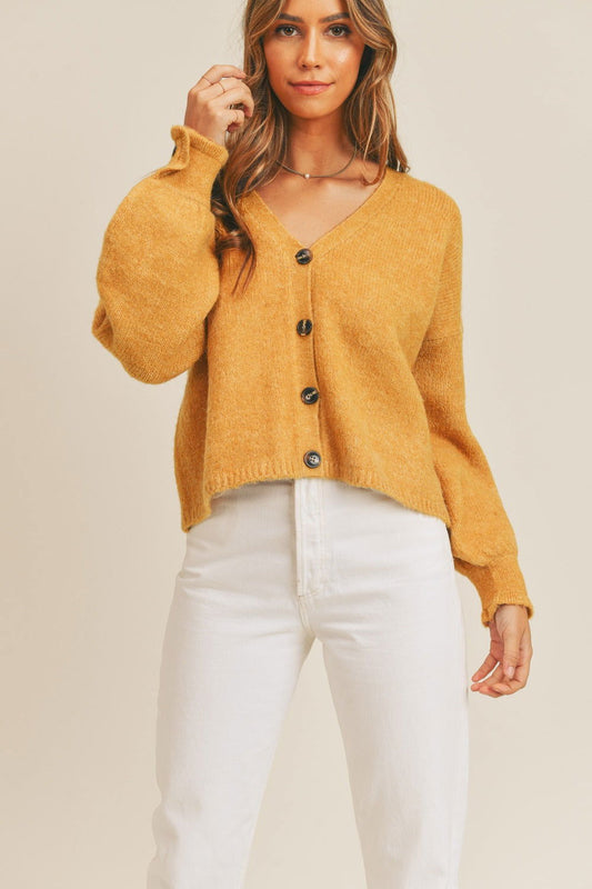 MABLE Long Sleeve Button Down Sweater Cardigan - Hassle Free Cart