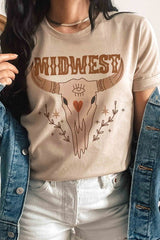 MIDWEST LONGHORN Graphic Tee - Hassle Free Cart