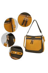 MKF Collection Evie two tone Shoulder bag by Mia k - Hassle Free Cart