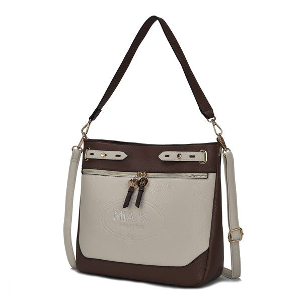 MKF Collection Evie two tone Shoulder bag by Mia k - Hassle Free Cart