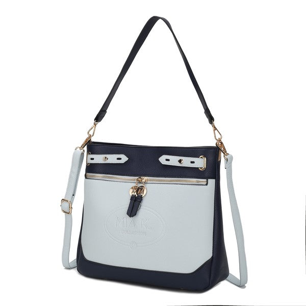 MKF Collection Evie two tone Shoulder bag by Mia k - Hassle Free Cart