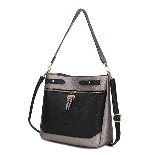 MKF Collection Evie two tone Shoulder bag by Mia k - Hassle Free Cart