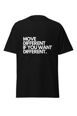 Men's classic t-shirt: Different Moves, Different Results | Hassle Free Cart