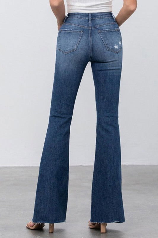 Mid Rise Flare Jeans - Hassle Free Cart