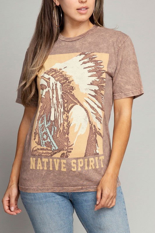 Native Spirit Graphic Top - Hassle Free Cart