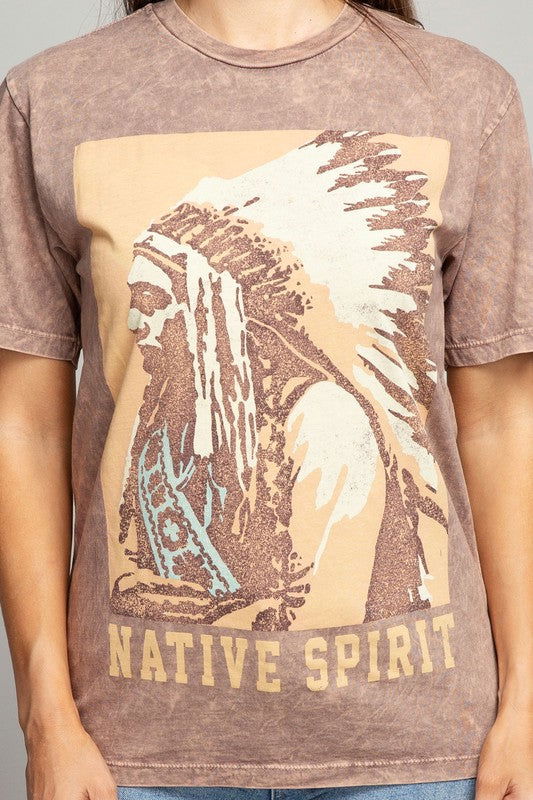 Native Spirit Graphic Top - Hassle Free Cart