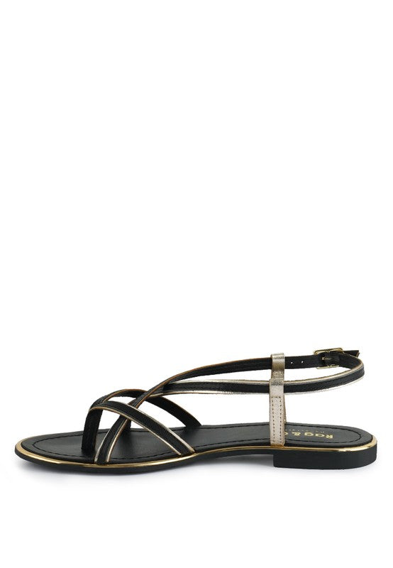 Pheboe Strappy Flat Sandals - Hassle Free Cart