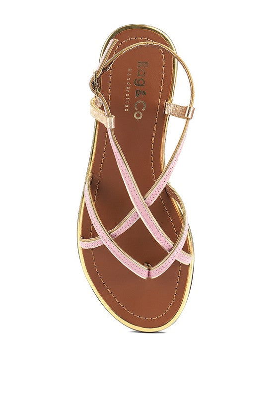 Pheboe Strappy Flat Sandals - Hassle Free Cart