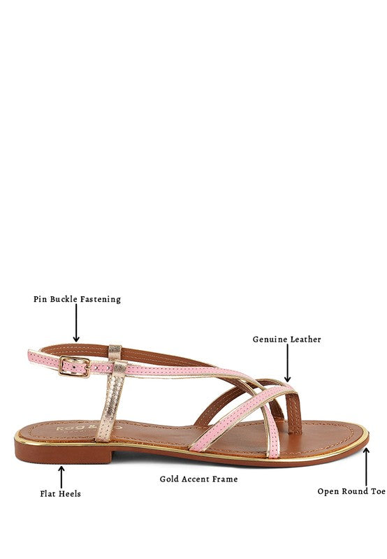 Pheboe Strappy Flat Sandals - Hassle Free Cart