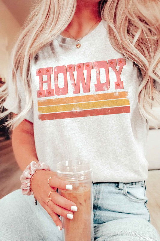 RETRO HOWDY STARS Graphic Tee - Hassle Free Cart