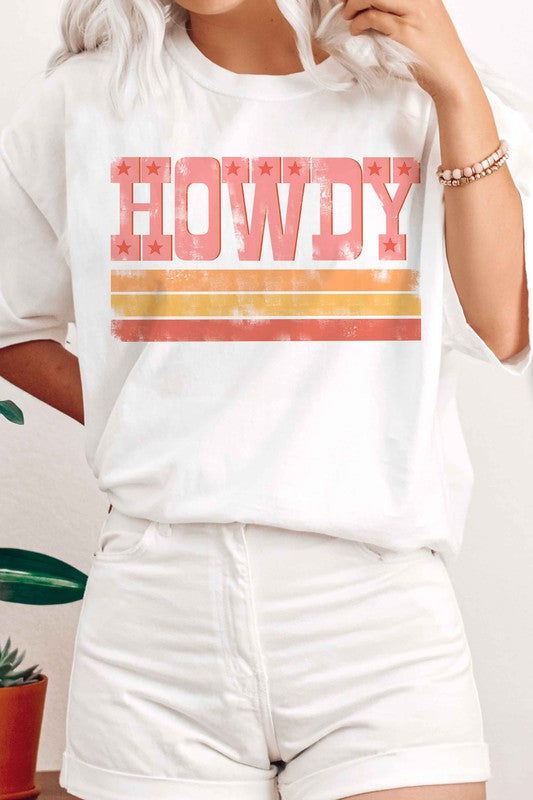 RETRO HOWDY STARS Graphic Tee - Hassle Free Cart