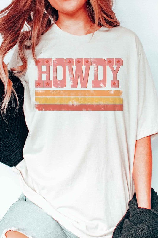 RETRO HOWDY STARS Graphic Tee - Hassle Free Cart