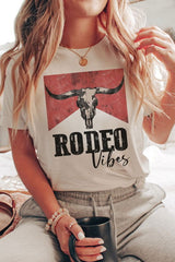 RODEO VIBES Graphic T-Shirt - Hassle Free Cart