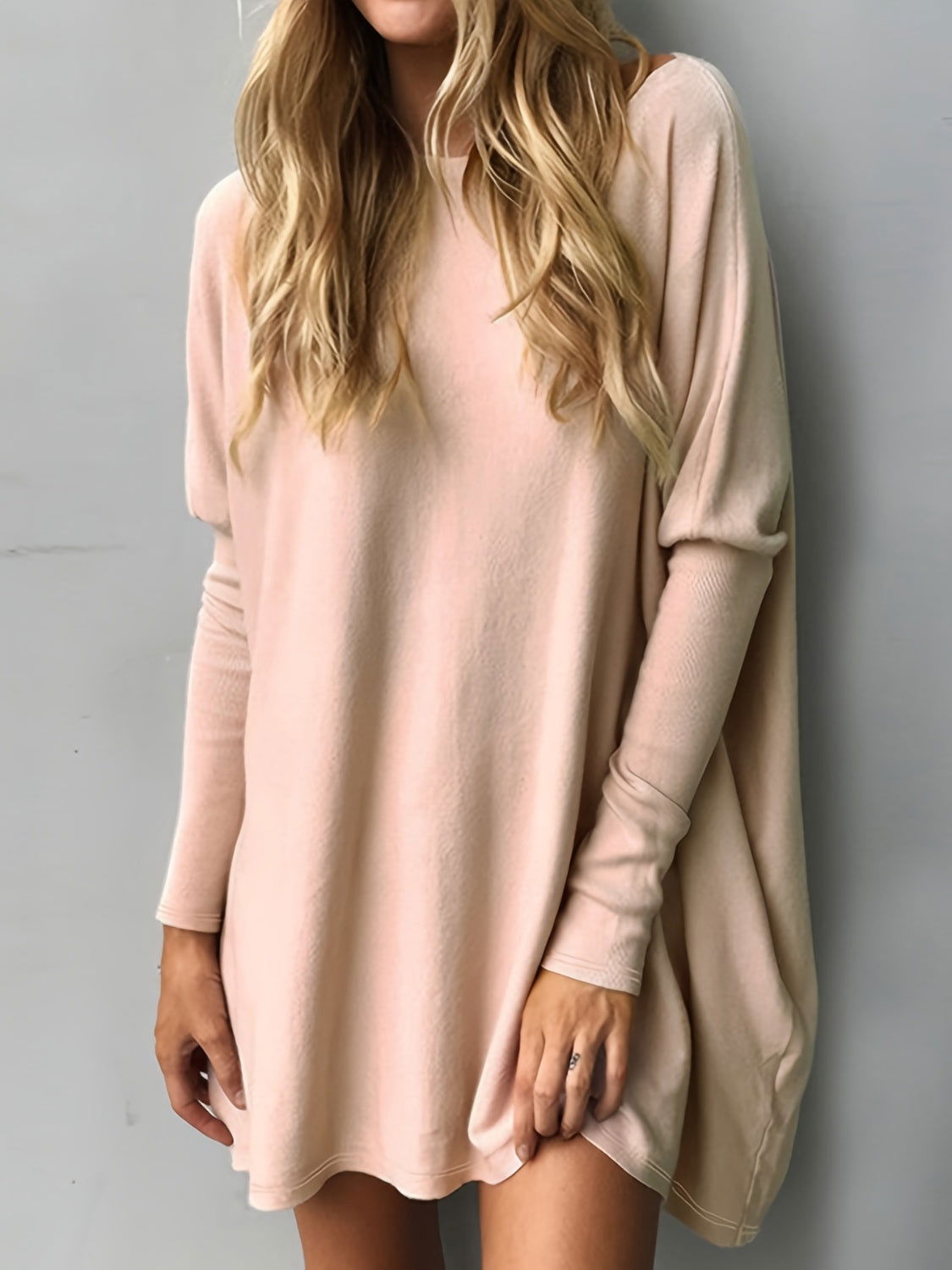 Round Neck Long Sleeve Top - Hassle Free Cart