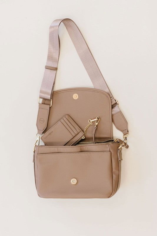 SIGNATURE Crossbody Shoulder Bag with Card Wallet - Hassle Free Cart