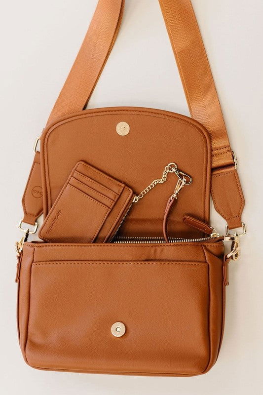 SIGNATURE Crossbody Shoulder Bag with Card Wallet - Hassle Free Cart