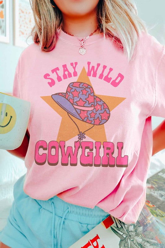 STAY WILD COWGIRL Graphic Tee - Hassle Free Cart