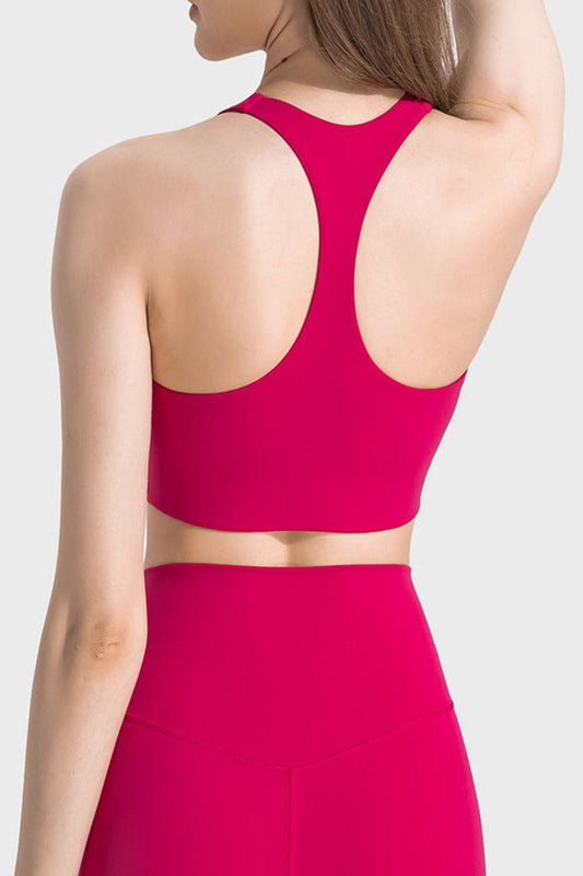 Scoop Neck Sports Bra | Hassle Free Cart