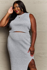 Sew In Love She's All That Fitted Two-Piece Skirt Set | Hassle Free Cart