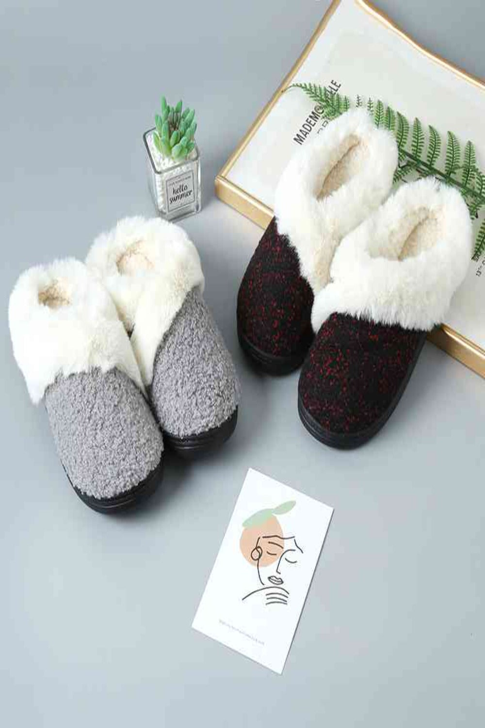 Sherpa Wrapped Indoor/Outdoor Slipper | Hassle Free Cart