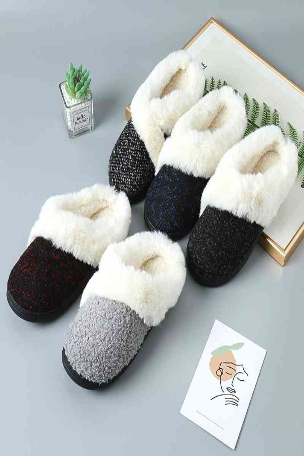 Sherpa Wrapped Indoor/Outdoor Slipper | Hassle Free Cart