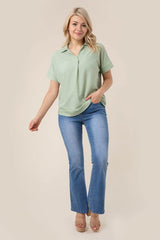 Shirt collared blouse - Hassle Free Cart