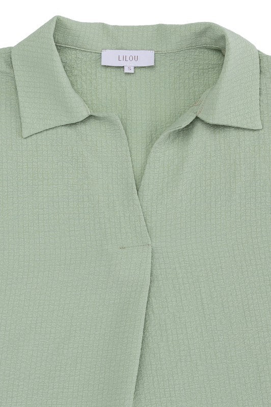 Shirt collared blouse - Hassle Free Cart