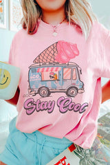 Stay Cool Graphic T-Shirt - Hassle Free Cart