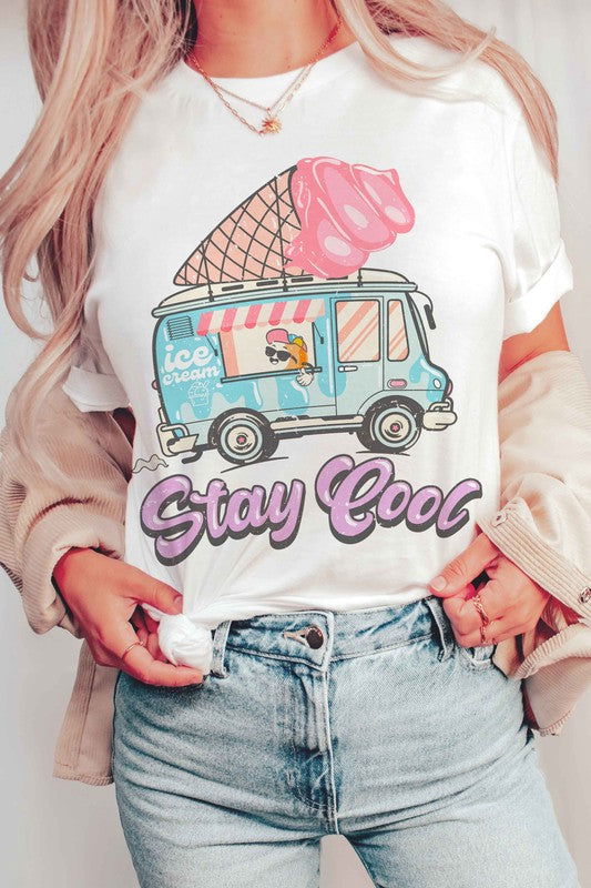 Stay Cool Graphic T-Shirt - Hassle Free Cart