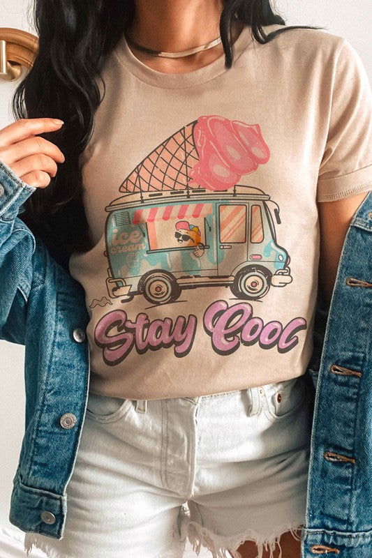 Stay Cool Graphic T-Shirt - Hassle Free Cart