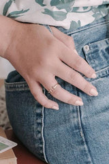 Stevie Adjustable Baguette Ring - Hassle Free Cart