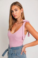 Strap Tie Bodysuit - Hassle Free Cart