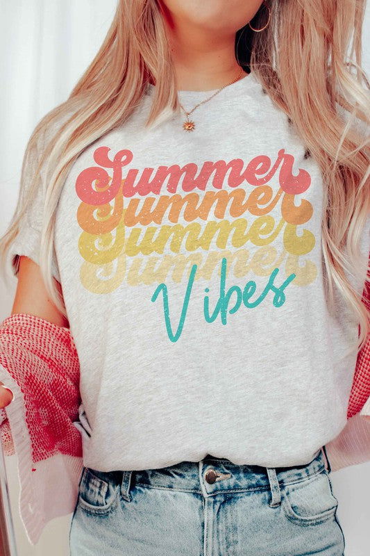 Summer Vibes Graphic T-Shirt - Hassle Free Cart