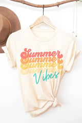 Summer Vibes Graphic T-Shirt - Hassle Free Cart