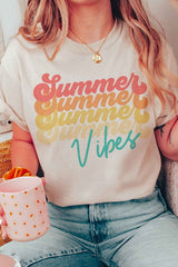 Summer Vibes Graphic T-Shirt - Hassle Free Cart