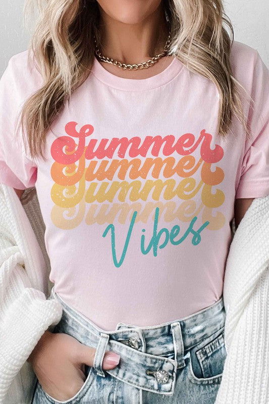 Summer Vibes Graphic T-Shirt - Hassle Free Cart