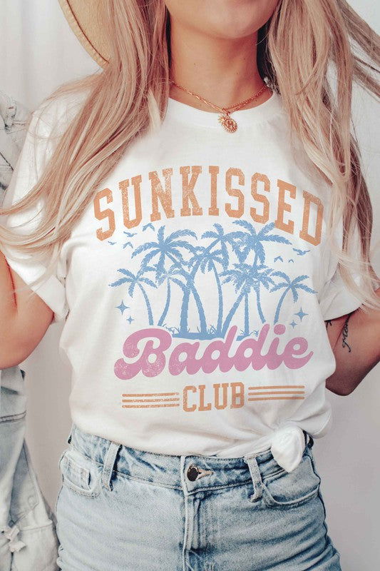 Sunkissed Baddie Club Graphic T-SHIRT - Hassle Free Cart