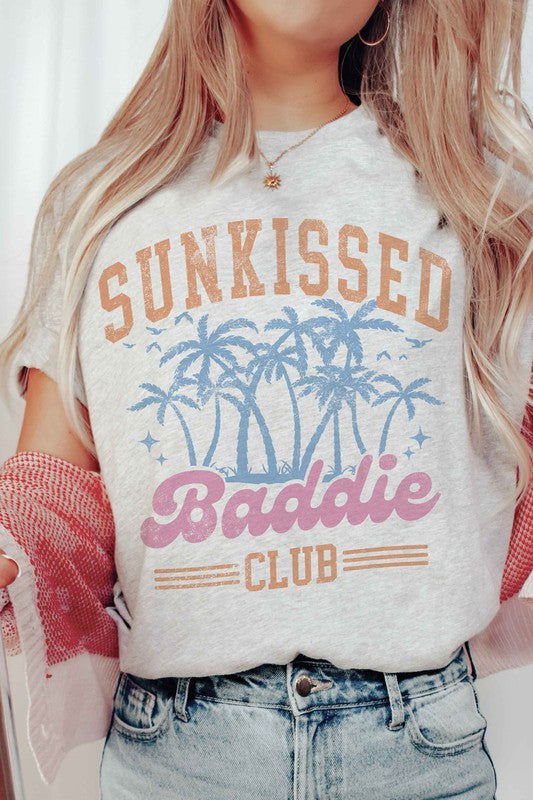 Sunkissed Baddie Club Graphic T-SHIRT - Hassle Free Cart