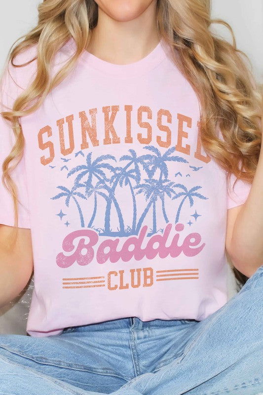 Sunkissed Baddie Club Graphic T-SHIRT - Hassle Free Cart